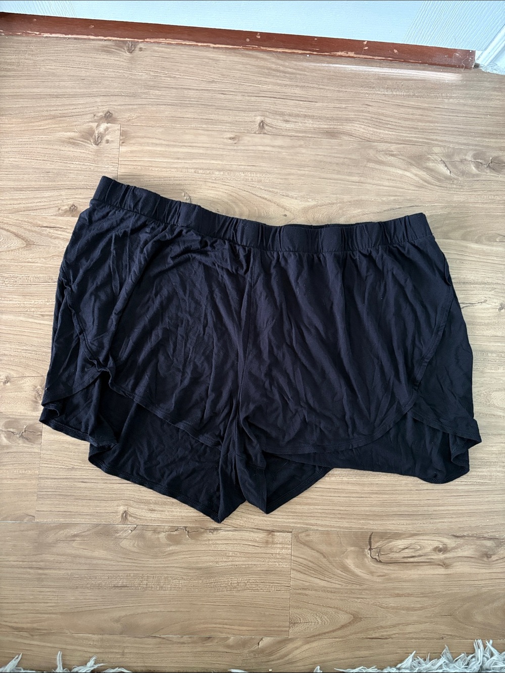 Old Navy Black Elastic Waist Shorts